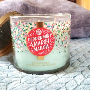 B&BW Peppermint Marshmallow 3 Wick Candle